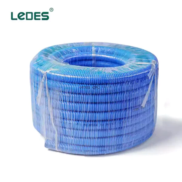 Ledes Ent Electrical Nonmetallic Tubing Flexible Pipe Raceway Conduit Ul & Csa Certified Pvc Piping – Blue
