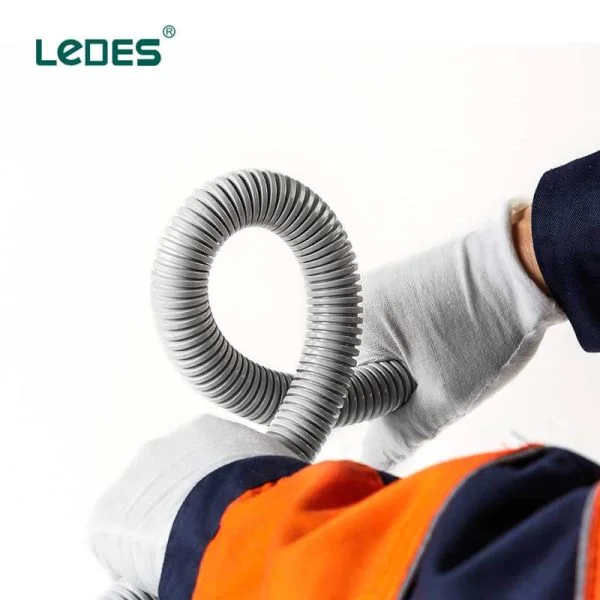 Ledes Iec & Asnzs Certified Lszh Plastic Flexible Corrugated Electrical Conduit Brand Supplier Manufacturer Factory Wholesales Price for Sale New Zealand Peru Chile Sri Lanka Spain Uk Hongkong Singapore Brazil Korea Malta Australian