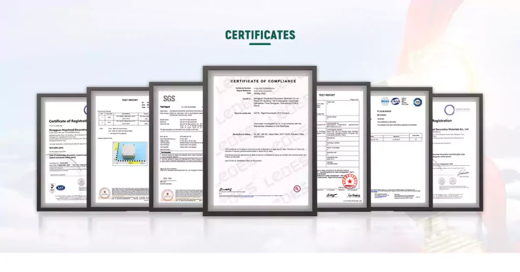 Certifications Ledes - UL Csa Iec En Asnzs Astm Etl Iso