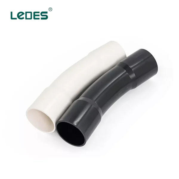 Accesorio de conducto de PVC con codo de 22,5 grados, cédula 40, Ledes