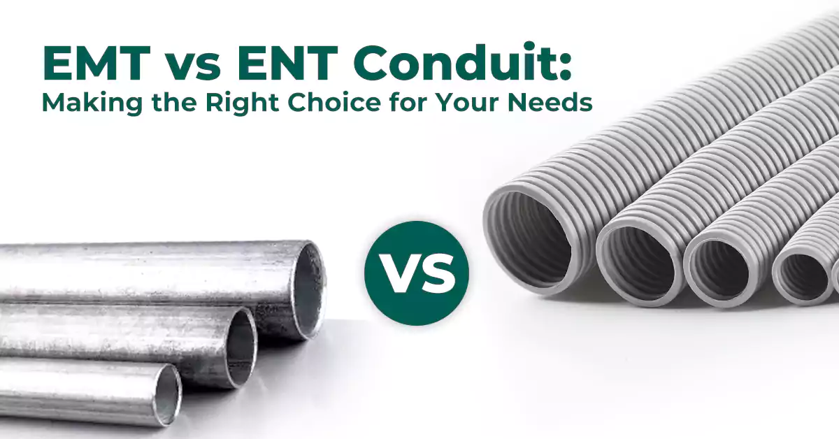 Conducto EMT vs. Ent: Cómo elegir la opción correcta para sus necesidades