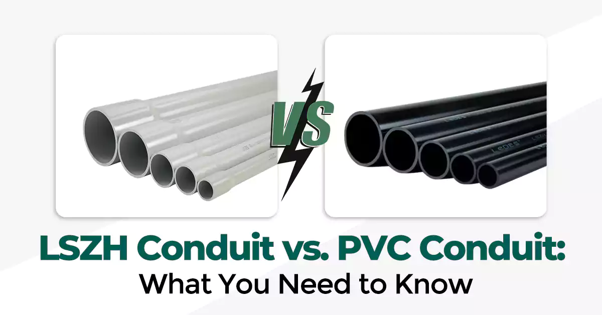 Conduíte LSZH vs. Conduíte de PVC: o que você precisa saber