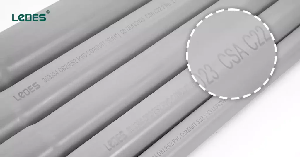 Printing and Marking of Dbii Conduit
