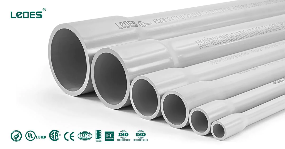 Ledes Ul and Csa Listed Pvc Conduit and Fittings Ledes Ul and Csa Listed Pvc Conduit and Fittings